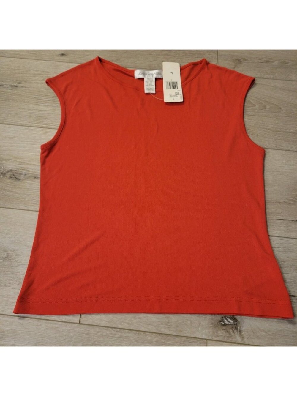 Jones New York Silk Sleeveless Blouse Tank Top Size Large Watermelon Red